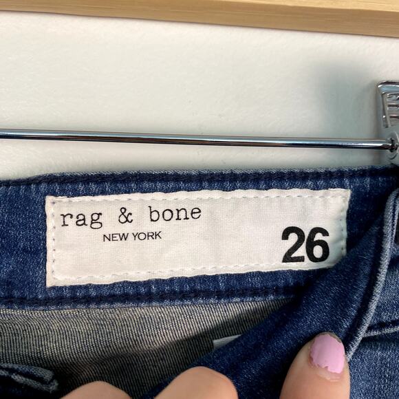 Rag & Bone Cate Mid-Rise Skinny Jeans in Vail 26 - Picture 5 of 8